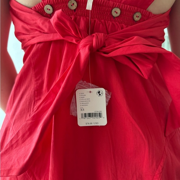 Free People Red Eye Catching Mini Dress - Picture 3 of 5